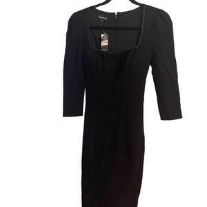 New with Tags Bebe Black Wiggle/Bodycon Dress Halloween